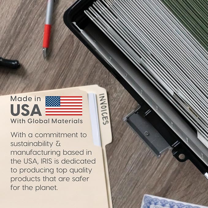 IRIS USA File Box with Lid File Organizer - Image 5
