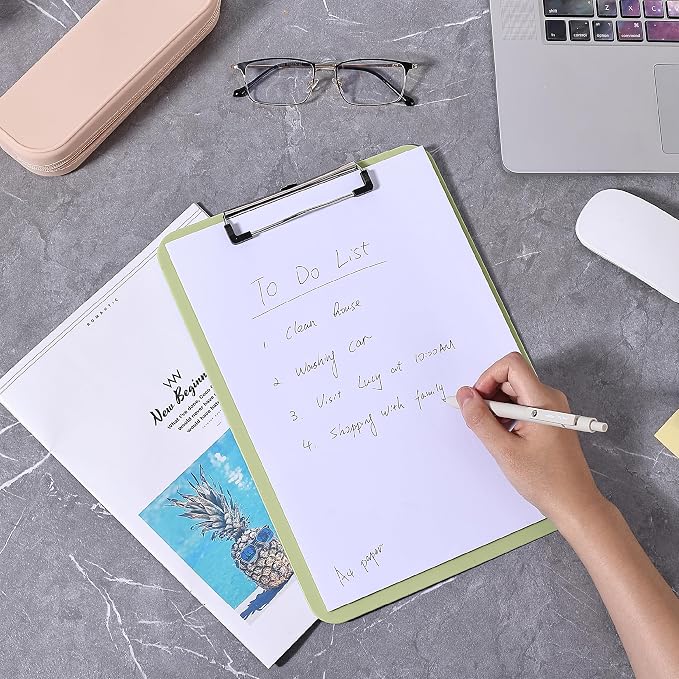 Mr. Pen- Plastic Clipboard, 12.5" x 9", 2 Pack | Faded Olive Green Clipboard - Image 6