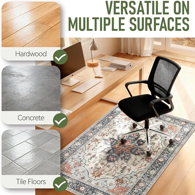 48"x60" Office Chair Mat for Hardwood, Under Desk Chair Mat for Home Office - Image 7