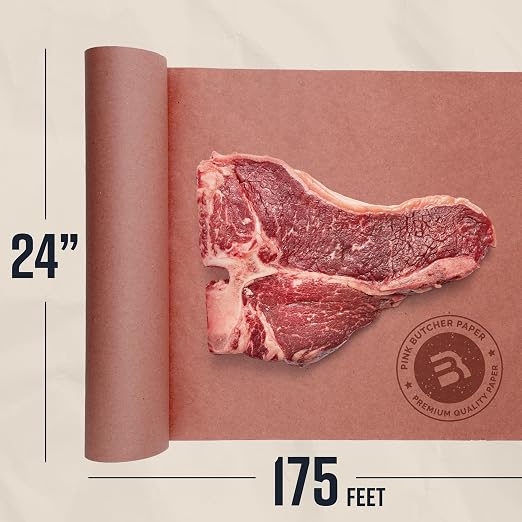 Bryco Goods Pink Butcher Paper Roll - Image 3