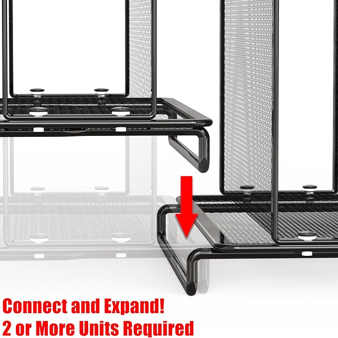 Simple Houseware 5 Section Upright File Sorter Organizer - Image 3