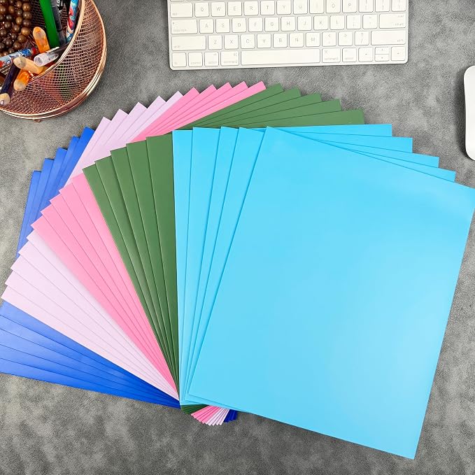 BIBRADAA® 50 Packs Blue Paper Folders - Image 5