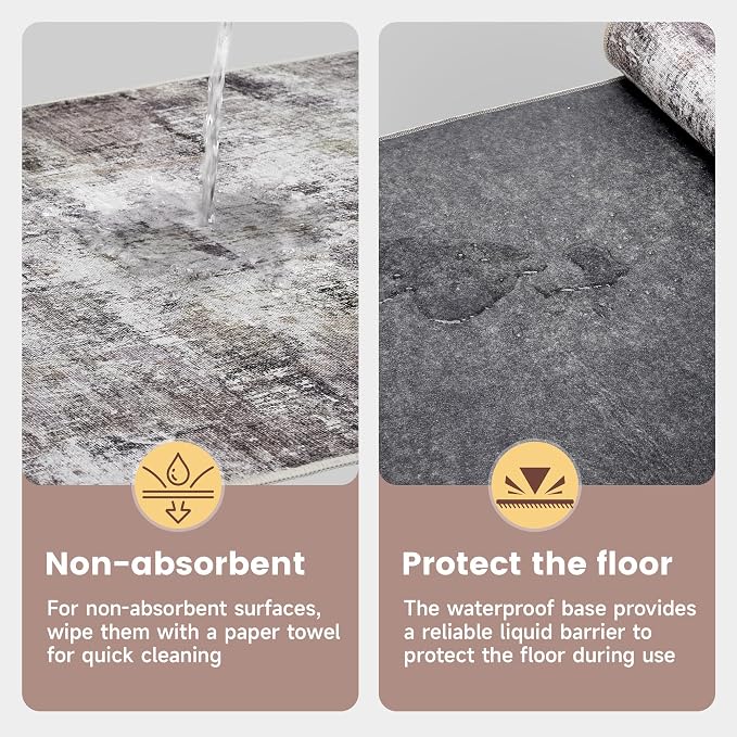 Office Chair Mat Desk Chair Hardwood Mat, Easy Glide Office Rug Under Chair Mat - Image 5