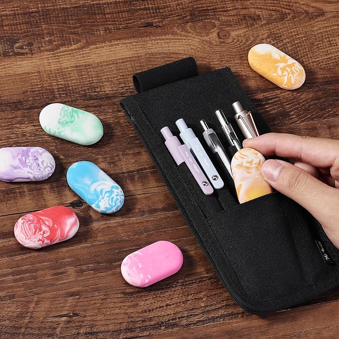 Mr. Pen- Erasers, 24 Pack, Vibrant Colors, Marble Pencil Eraser | Cute Eraser - Image 8