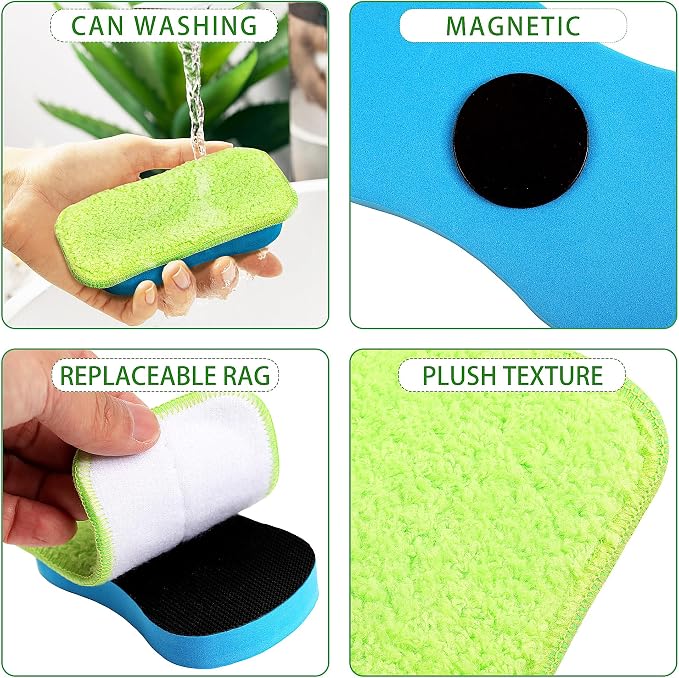 3Pc Chalkboard Eraser Washable Microfiber Cleaning Tool | OSOPOLA 3Pack - Image 3