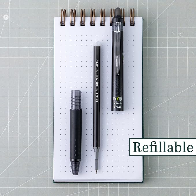 PILOT FriXion Synergy Clicker Erasable, Refillable & Retractable Gel Ink Pens - Image 4